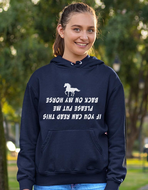 Load image into Gallery viewer, Gift for Girls Who Love Horses Girl Teen Women Horse Lovers Hoodie
