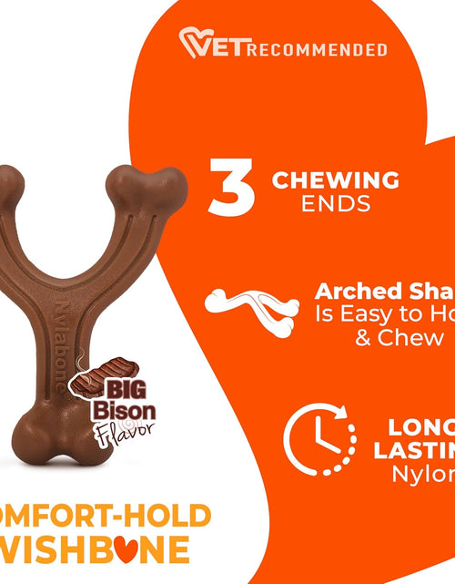 Load image into Gallery viewer, Wishbone Dog Chew Toys for Adult Dogs and Puppies
