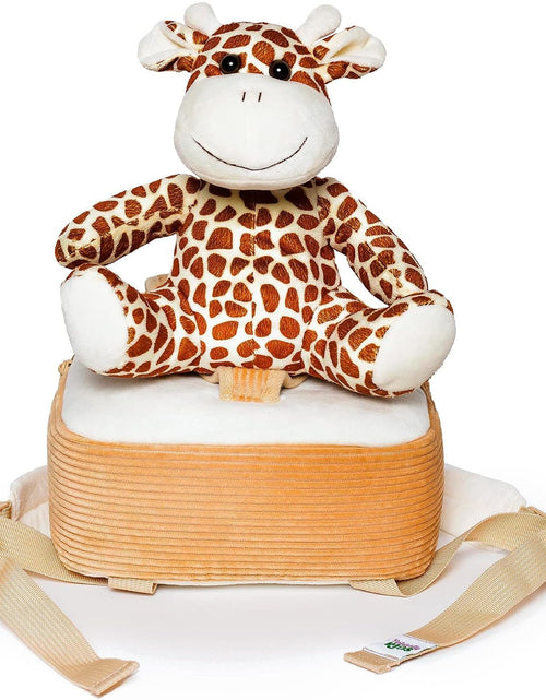 Load image into Gallery viewer, Giraffe Backpack, Giraffe Toy for Toddler, Giraffe Stuffed Animal, Giraffe Gifts
