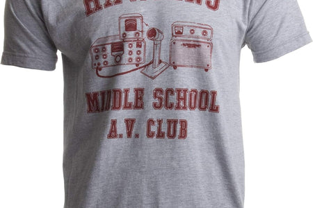 Hawkins Middle School A.V. Club | Vintage Style 80S Costume AV Hawkin T-Shirt