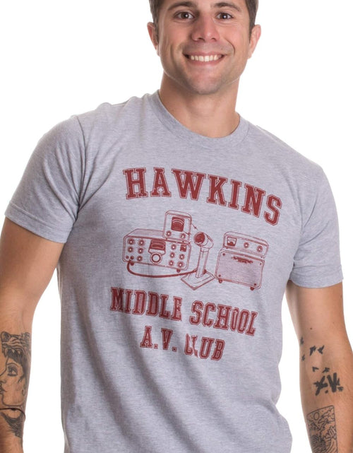 Load image into Gallery viewer, Hawkins Middle School A.V. Club | Vintage Style 80S Costume AV Hawkin T-Shirt
