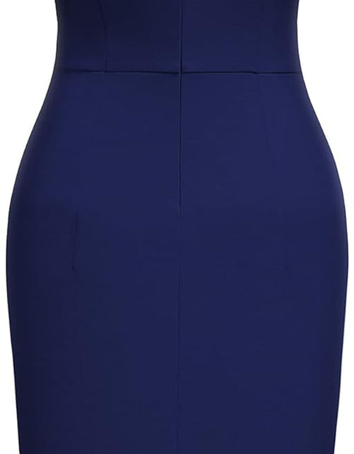 Load image into Gallery viewer, Women'S Retro Ruffle Sleeveless Cocktail Party Pencil Dress
