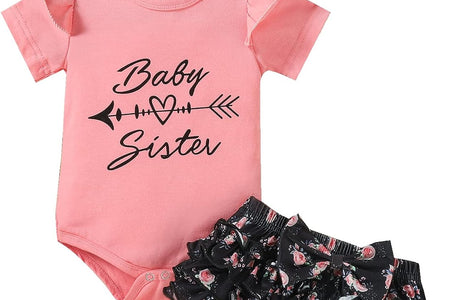 Baby Girl Clothes Stuff Newborn Infant Summer Cute Outfit 0-24 Months