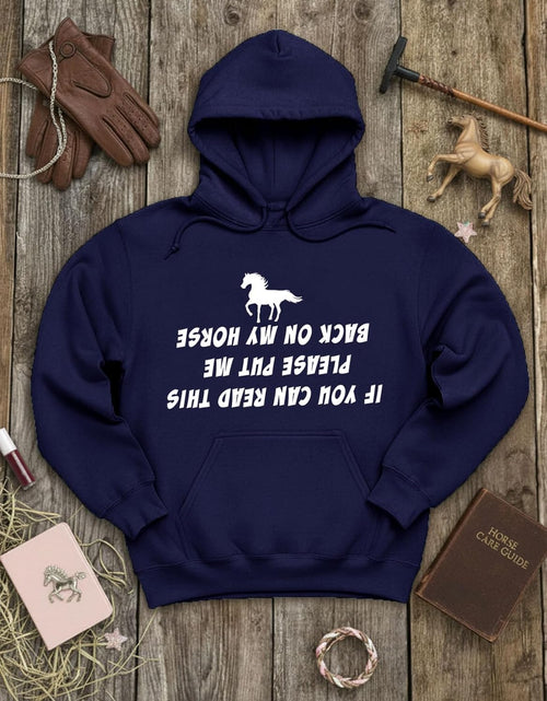 Load image into Gallery viewer, Gift for Girls Who Love Horses Girl Teen Women Horse Lovers Hoodie
